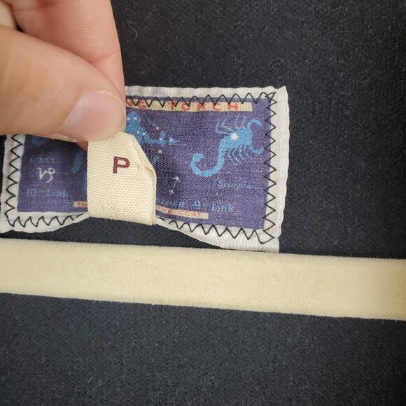 Burning Torch Cashmere Double Breasted Peacoat Sweater/Coat Size XS - Picture 11 of 12